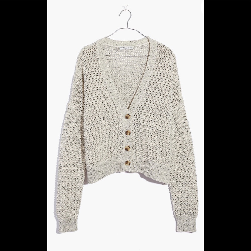 Madewell Marled Hartley Cardigan Sweater